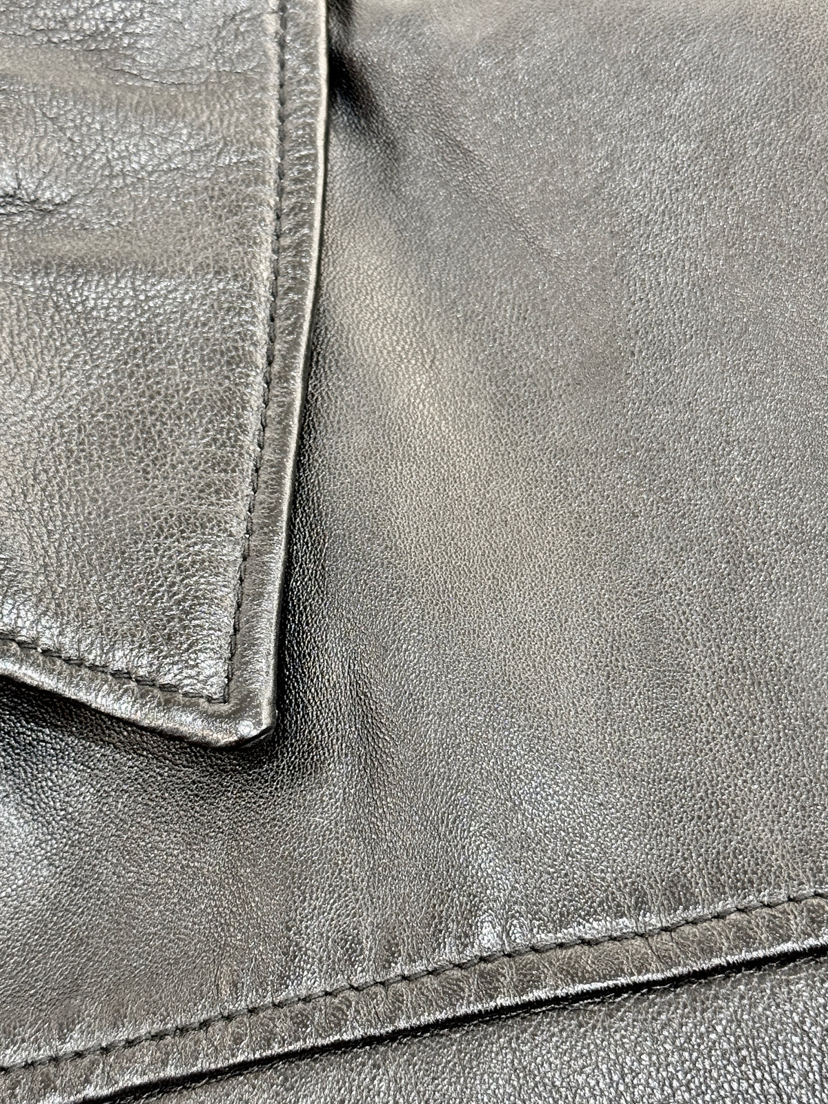 “Noir” Classic Jacket in extra soft genuine lambskin