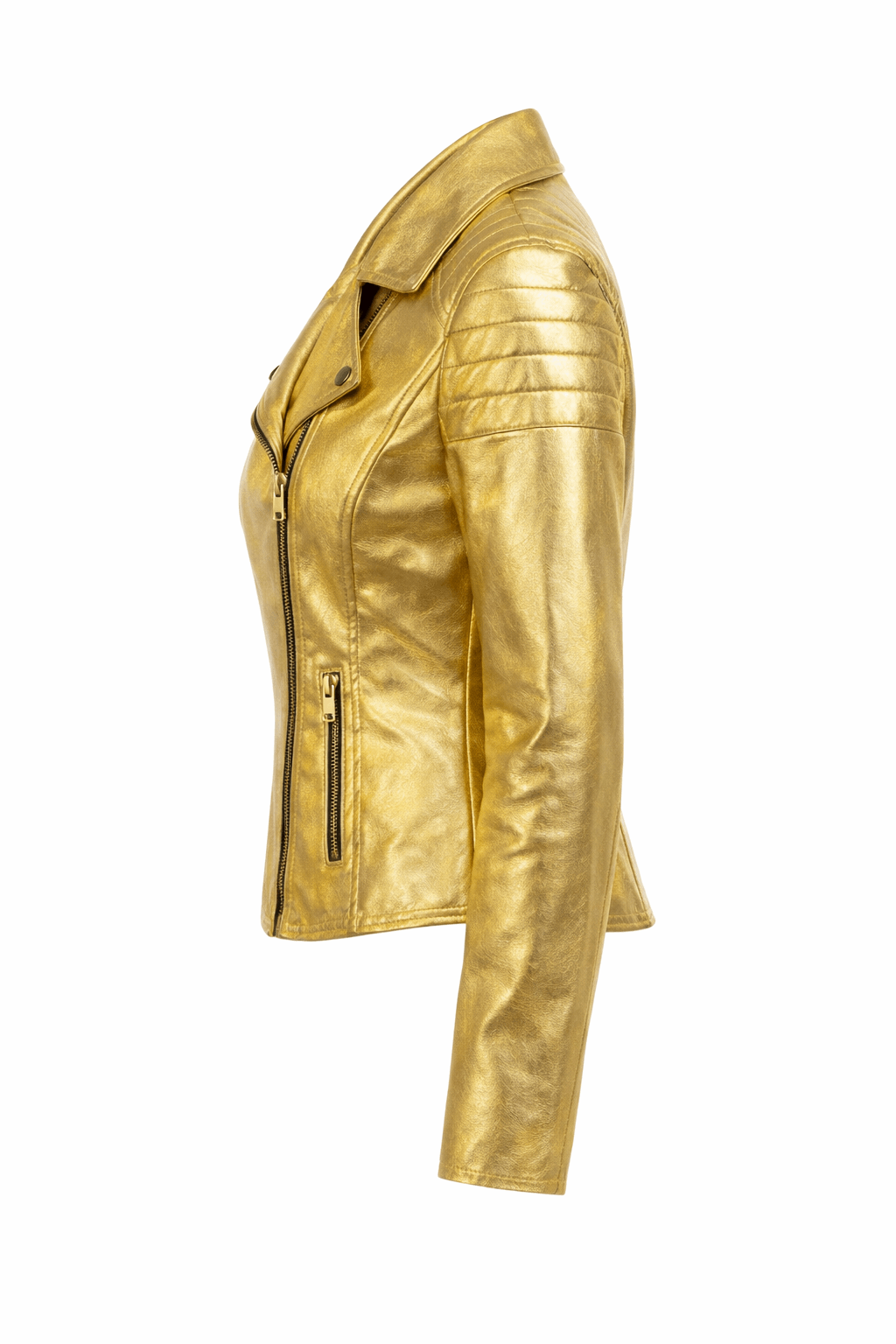 "Fallah" Gold24 Nappa Leather Biker