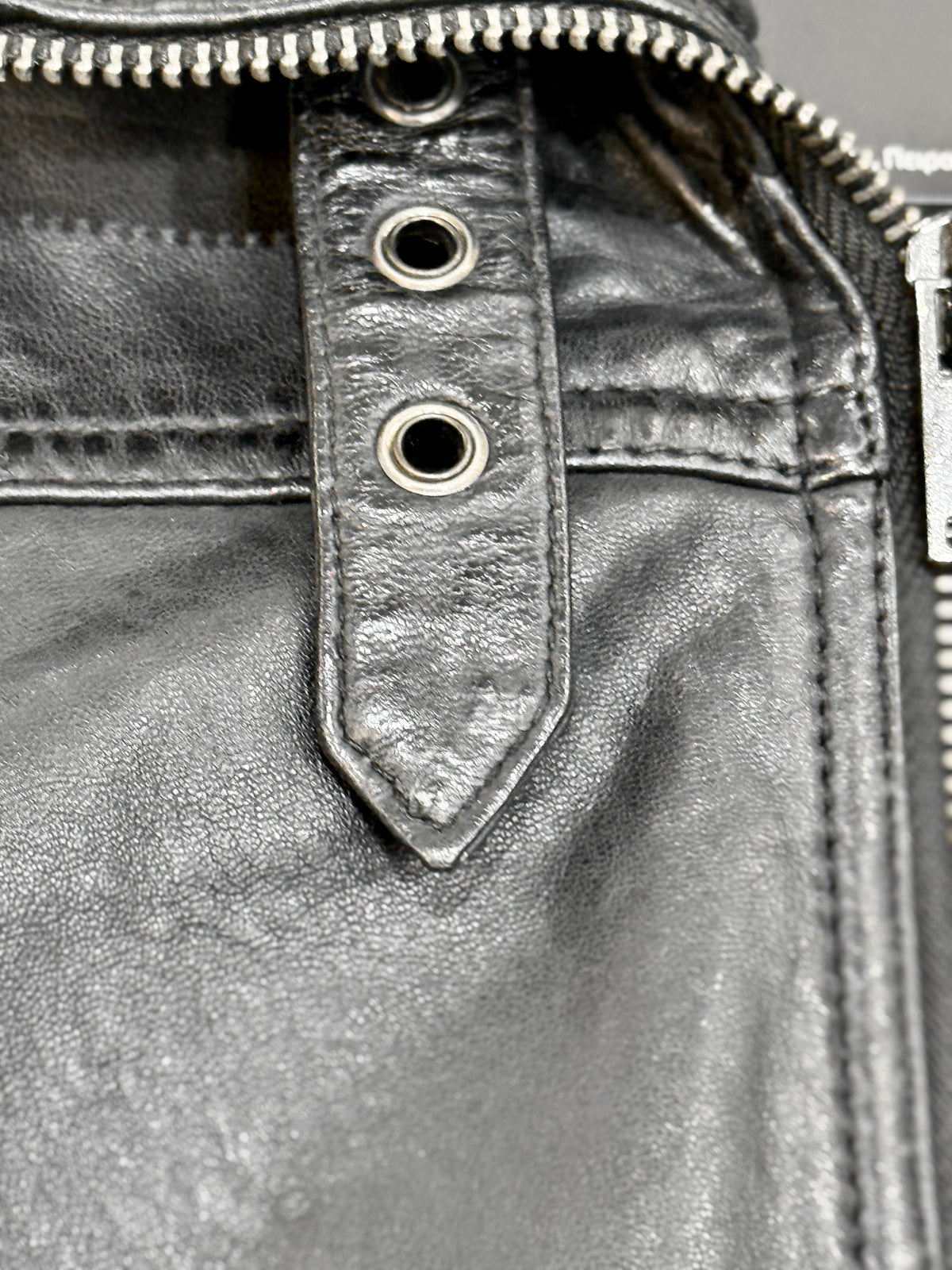 "Gipsy" Black Jacket  Leather in soft Nappa