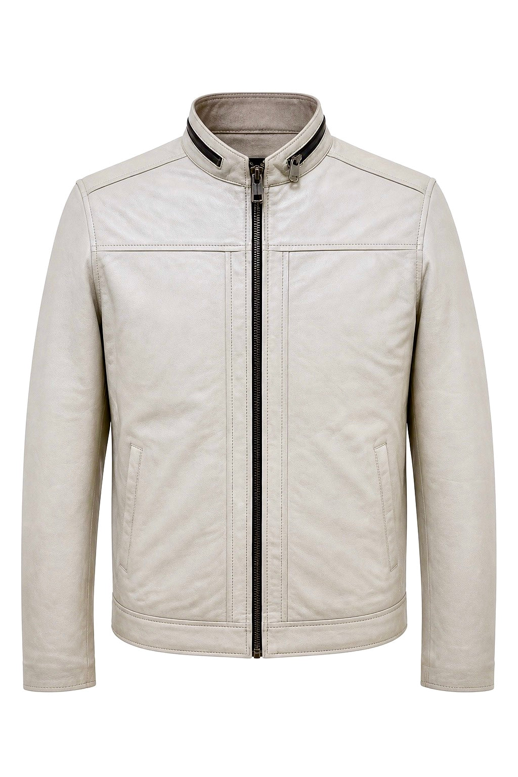 "777" Casual Leather Jacket
- genuine Soft Sheep Nappa