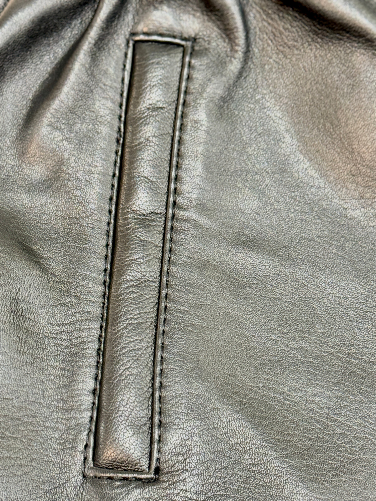 "Velvet-Touch Leather Lounge Trousers"