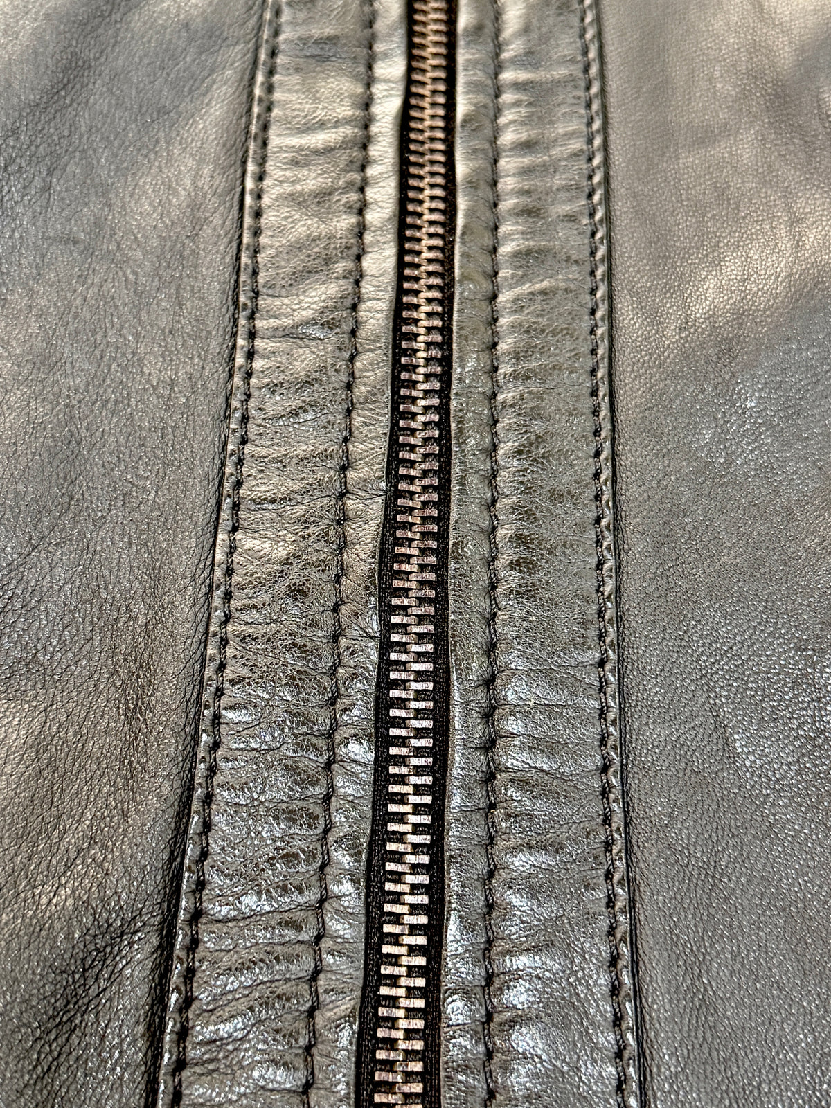 “Montclair” Leather Jacket in extra soft genuine lambskin