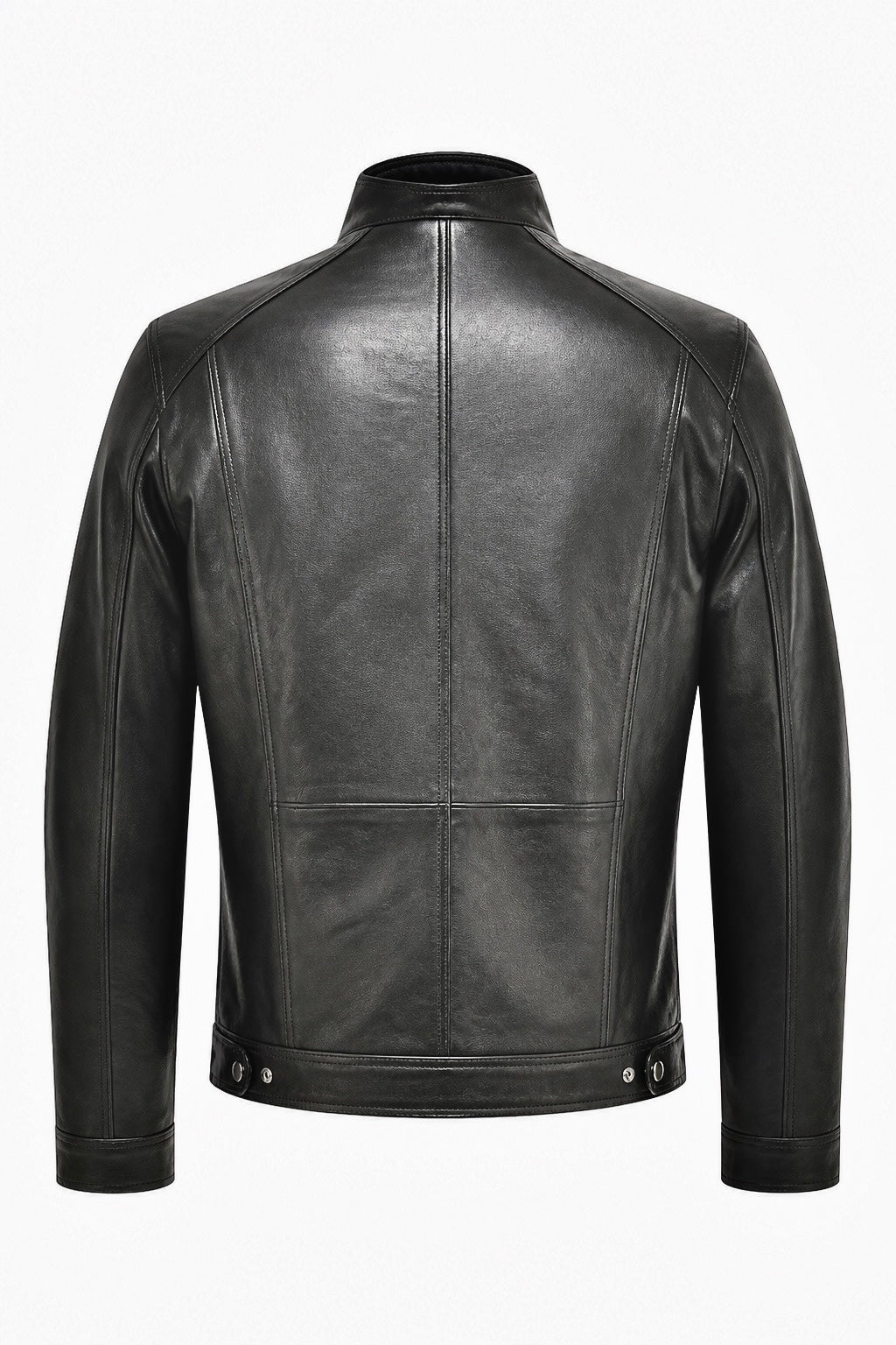 "Rock" Men's Casual Leather Jacket Sheep Nappa