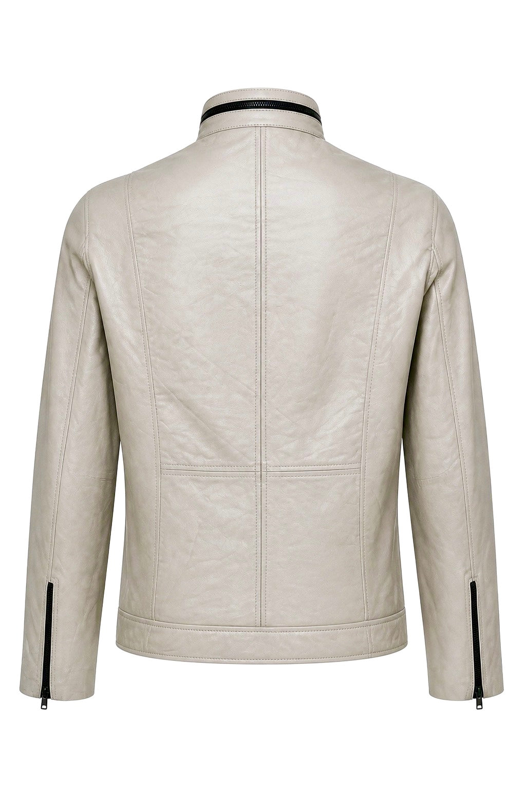 "777" Casual Leather Jacket
- genuine Soft Sheep Nappa