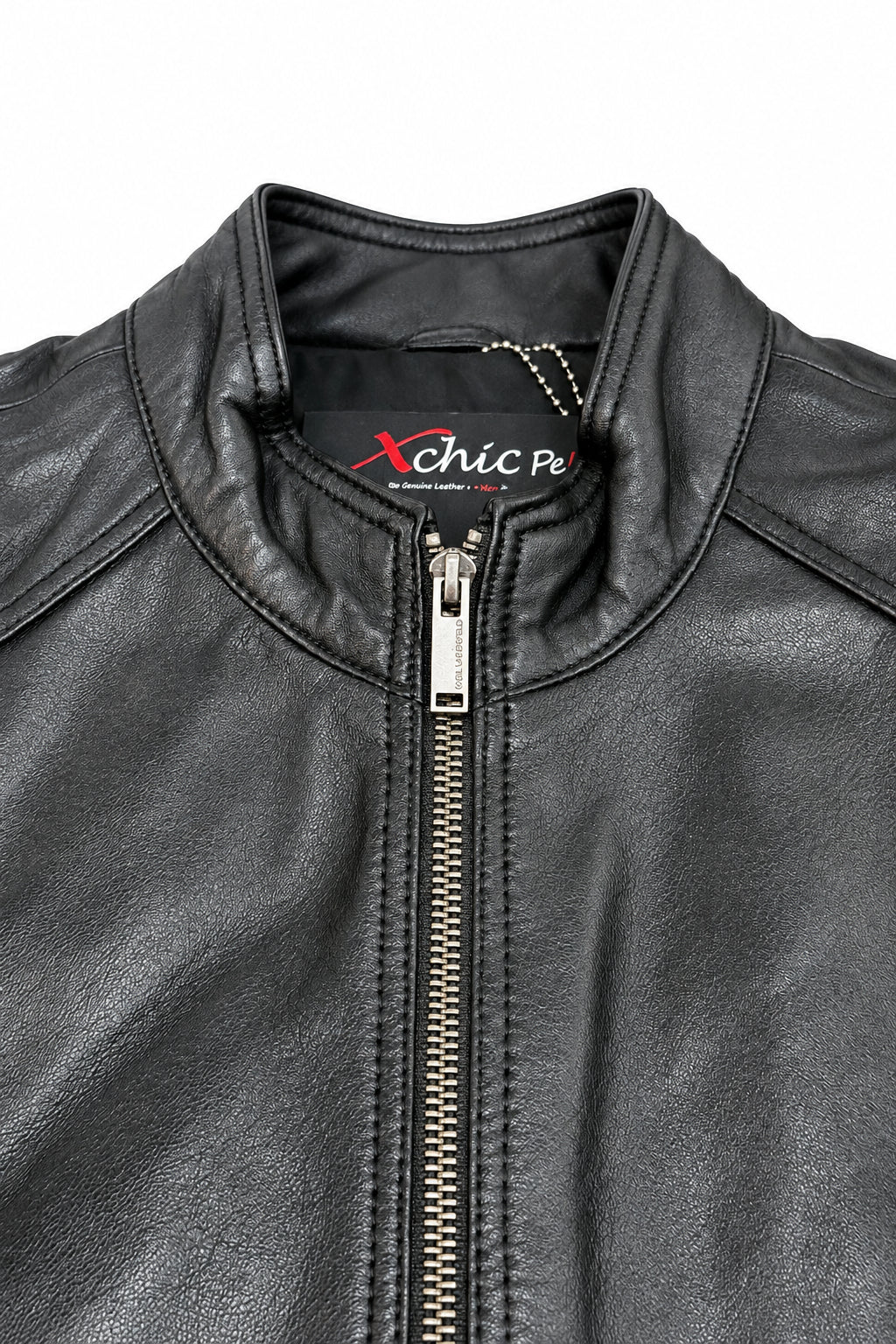 "Rock" Men's Casual Leather Jacket Sheep Nappa
