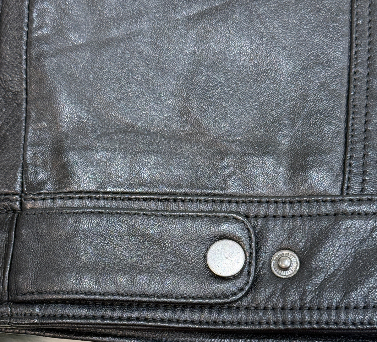 "Rock" Men's Casual Leather Jacket Sheep Nappa