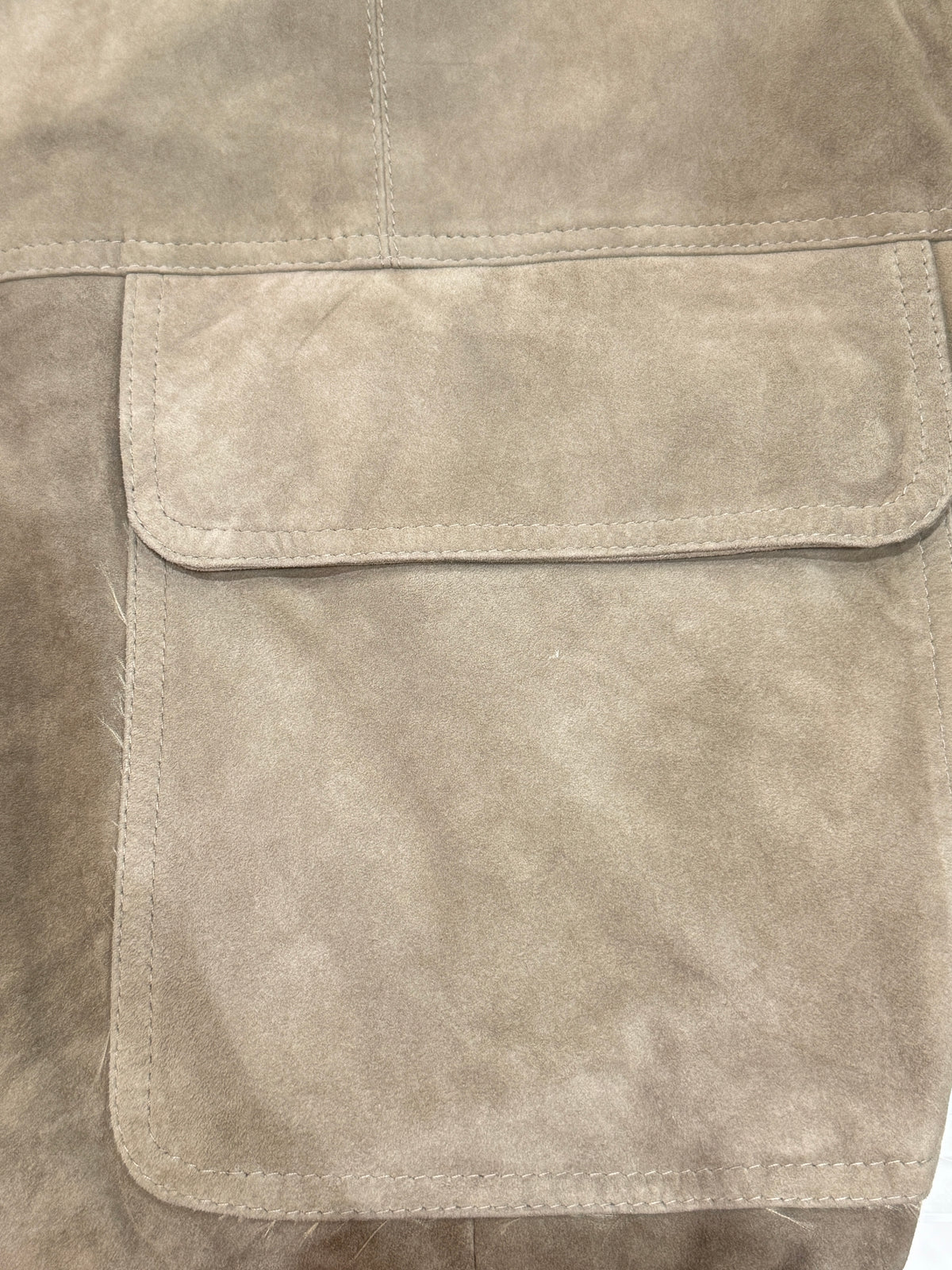“Polo Zip” Visone Suede Goat Jacket